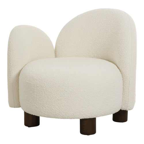 Rebellenclub Fauteuil Lillo - Wit Bouclé - Links - vtwonen shop