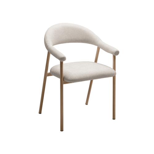 Calicosy - Set  stoelen AREN - Zwart-wit 56x79,5x54 cm