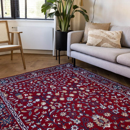 Interieur05  vloerkleed Nazly- rood/blauw - 160 x 230 cm