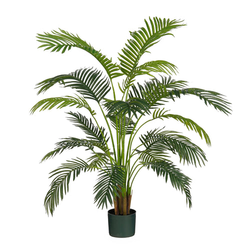 Mica Decorations Areca Palm Kunstplant in Pot - H134 x Ø50 cm - Groen