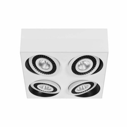 Highlight spot Eye - 4 lichts - 24.5 x 24.5 cm - zwart - vtwonen shop