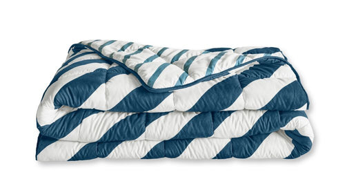 Ambiante Mares - dekbed zonder overtrek (incl. 2 kussenslopen) - 240x200 cm - Blauw - all year - wasbaar