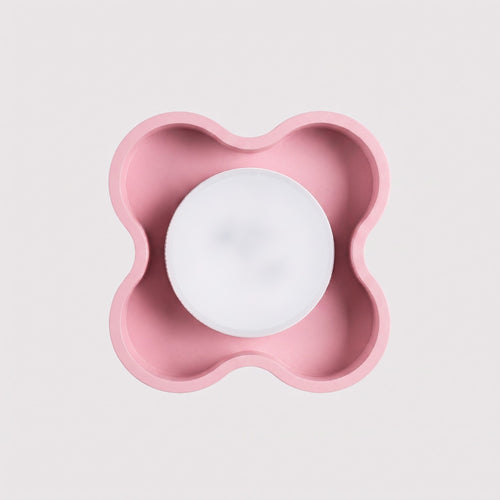 Sollux Lighting Plafondlamp OVIO 1 roze Gx53 - 12x12x6cm