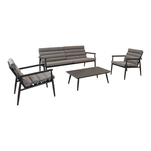 Lesli Living loungebank Harper - grijs - 168x76x72cm