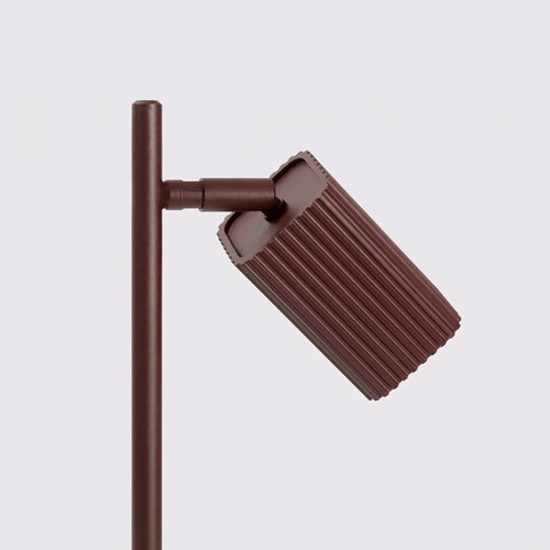 Sollux Lighting Tafellamp RAYO bruin - 14,5x14,5x43cm