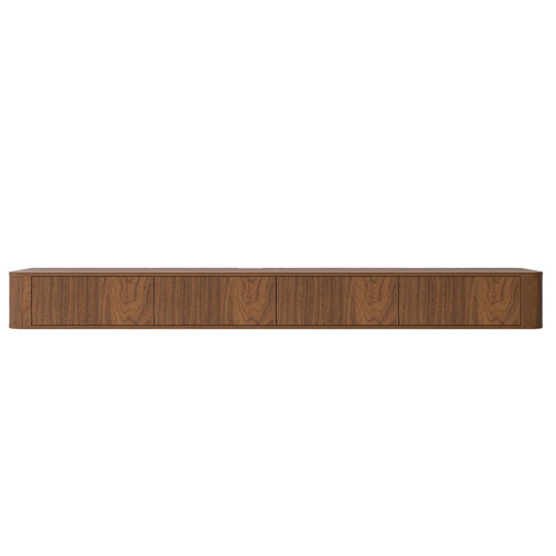 DÉJA Living Tv-meubel Lino - Walnoot - 240x40x25cm