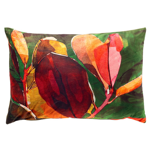 AKIMA - kussenhoes 40x60 cm - bladmotief - Forest Elf - multicolour