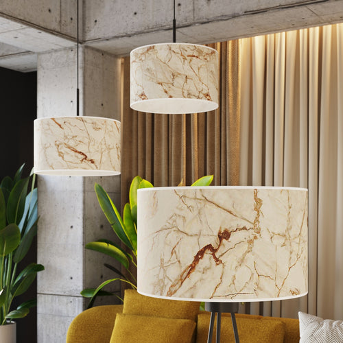 Sollux Lighting Staande lamp NEVIA marmer - 40x40x135cm