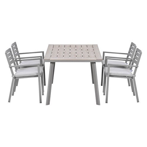 Garden Impressions Tuinset Amarillo 5-delig - Penedo tuintafel 160x90 taupe