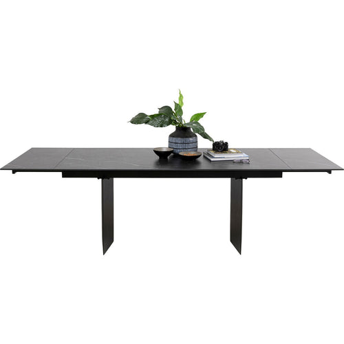 Kare Design Uitschuifbare eettafel Novel 180x90cm zwart - vtwonen shop
