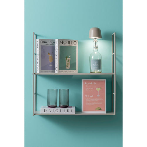 Leitmotiv tafellamp Cone Hat LED - grijs - Ø10cm - vtwonen shop