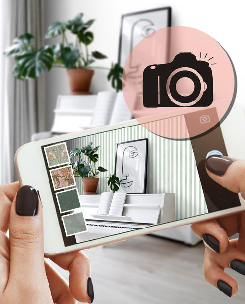 ESTAhome behang strepen groen en wit - 53 cm x 10.05 m - 131303 - vtwonen shop