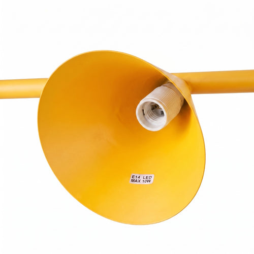 Sollux Lighting Kroonluchter NOX 4L geel - 122x14x215cm