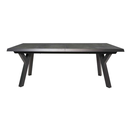 Lesli Living tuintafel Murcia - grijs - 204/264x102cm