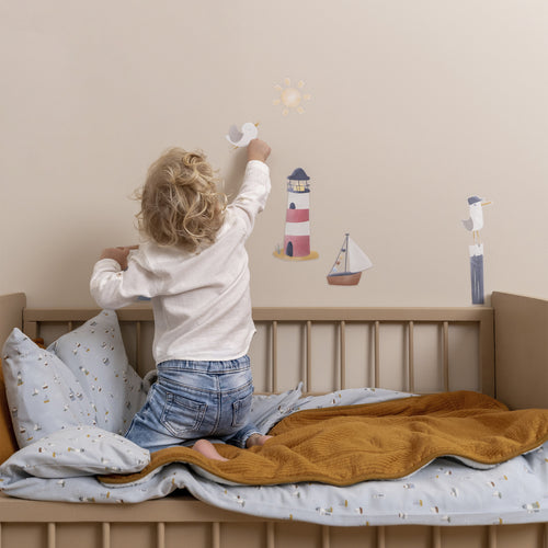 Little Dutch Luxe Muurstickers - Sailors Bay - 2x 42x30cm - vtwonen shop