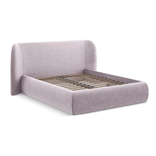 LaMiaSofa Bed met opbergruimte Trieste - velours - lavendel - 230x215x110