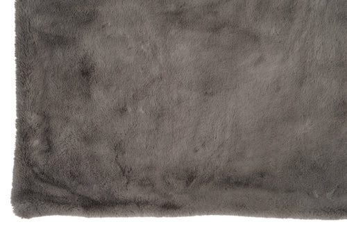 J-Line plaid Cutie - fleece deken – polyester – taupe - 180 x 130 cm - vtwonen shop