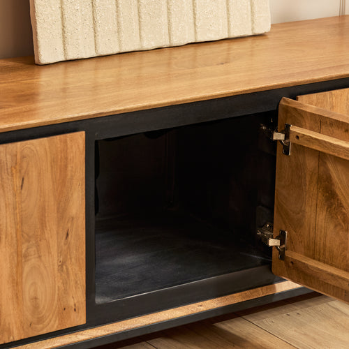 Starfurn  tv meubel RichWood - bruin - 45x150x55cm