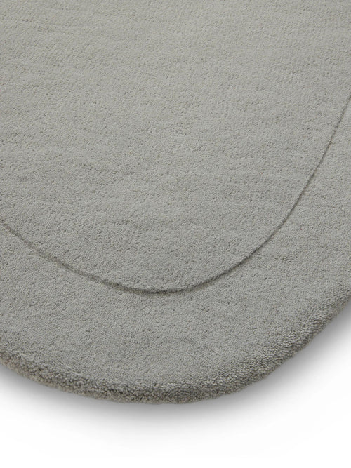 benuta wollen loper Shape - grijs - 80x300 cm