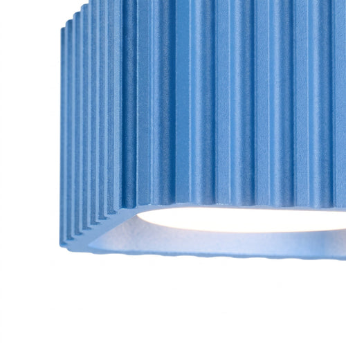 Sollux Lighting Plafondlamp RIFF 1 azuurblauw Gx53 - 10x10x6cm