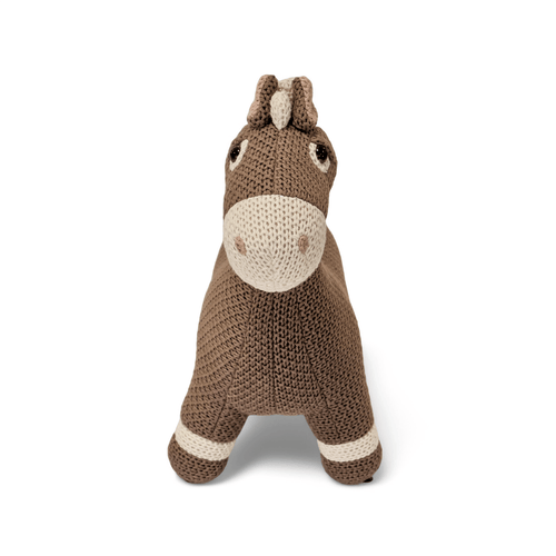 Pintado & Lacado knuffeldier Paard - bruin - 42 cm