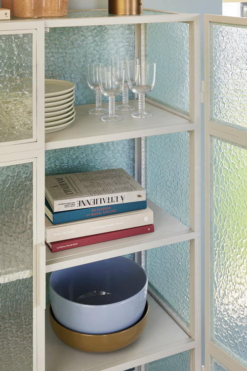 Hübsch witte wijnglas Clink - kristal - ø8xh15cm