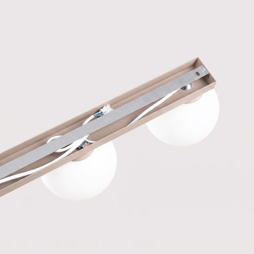 Sollux Lighting Plafondlamp YOLI 6 taupe - 120x12x14,5cm