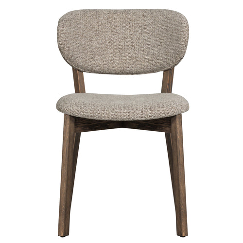 WOOOD eetkamerstoelen houten frame Udar - Donkerbruin - Set van 2 - vtwonen shop