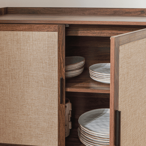 Calicosy - JETSON Dressoir 2 deuren - Donker hout - 39,5x80x79 cm