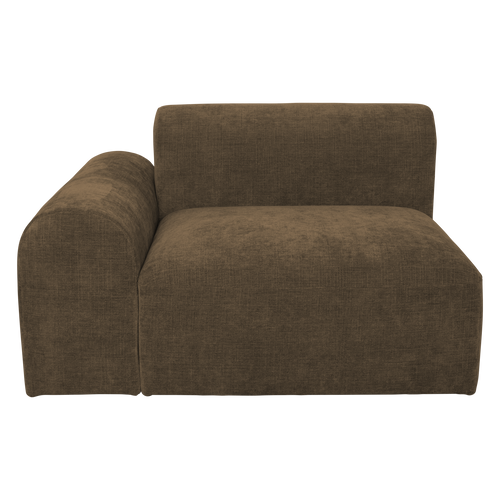 Urban Nature Culture modulaire bank seater Tao hoek links, brown - 120 * 100 * 74 CM