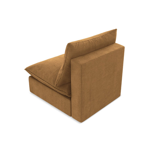 LaMiaSofa Bankmodule midden Ravenna - textuurstof - terracotta - 75x90x77