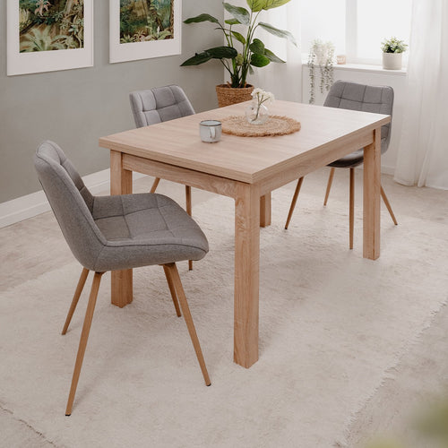 Calicosy - Uitschuifbare eettafel LONGFORD - 80x120x76 cm