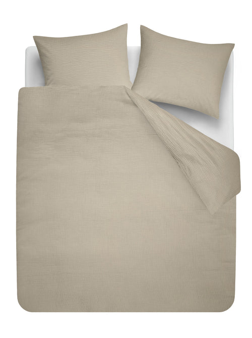 Beddinghouse Dekbedovertrek Mist - 240 x 200/220 cm - Zand