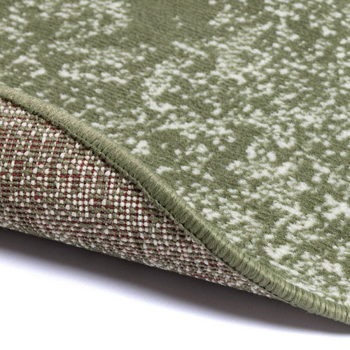 Vintage Vloerkleed Bloom rond - Groen - EVA Interior - 100 x 100 cm