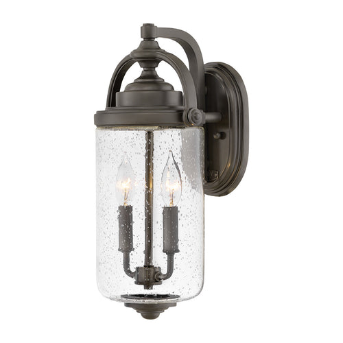 Elstead Hinkley Willoughby Outdoor Wandlantaarn Olie Gewreven Brons, IP44