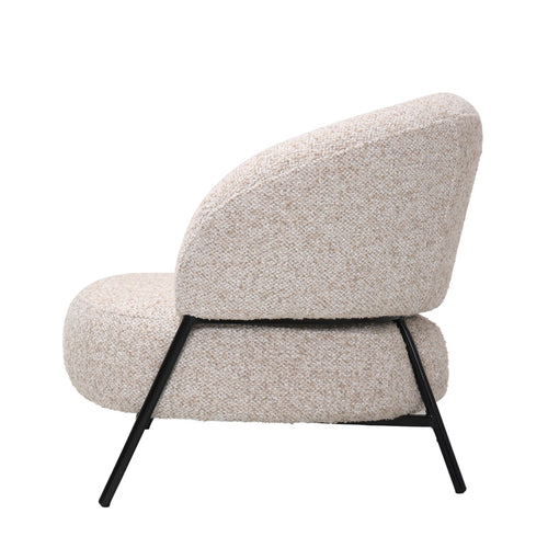 DÉJA Living Fauteuil Kumla - Beige Stof - 85x85x70cm - vtwonen shop