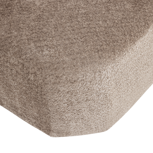 WOOOD hoekelement recht Mojo Base - Wollig - Donkerzand - 74x105x105