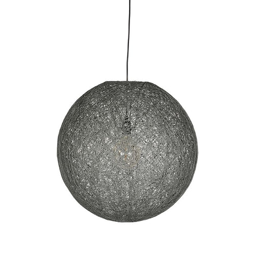 LABEL51 Hanglamp Twist - Grijs - 45x45x45cm - vtwonen shop