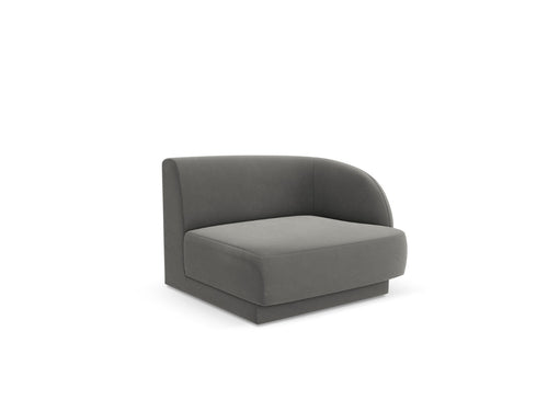 Micadoni rechter module Miley flueel lichtgrijs - 90x90x70cm