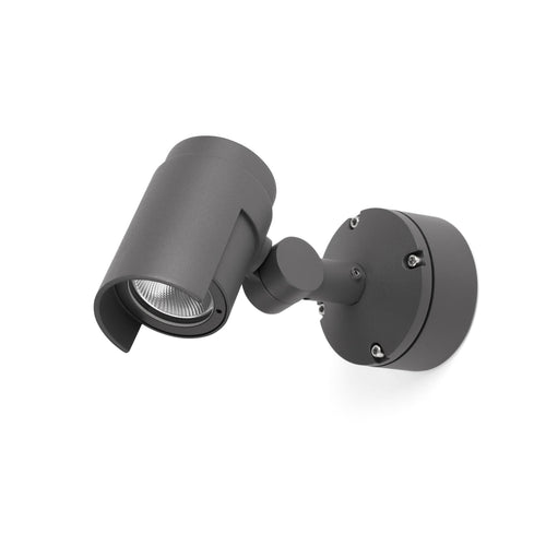 Faro Foc-1 - LED Wandlamp Buiten Donkergrijs IP65