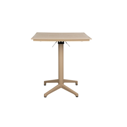 Housecraft Living George Bistrotafel/ Tuintafel/ Balkontafel Inklapbaar 70x70 cm Beige