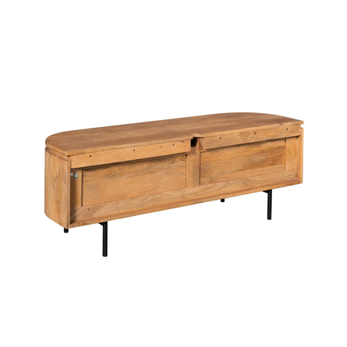 Starfurn Tv-meubel Excellent - Naturel Hout - 120x35x30cm