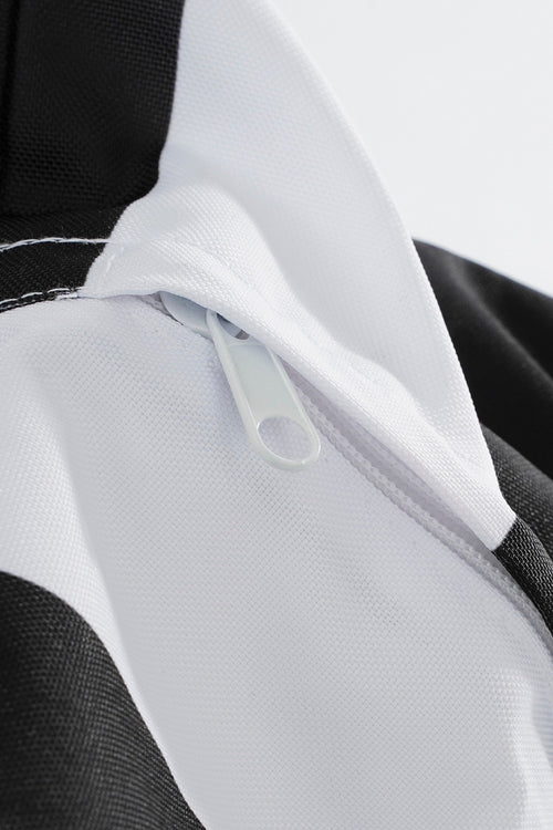 In The Mood Collection Rissy Zitzak - L140 x B95 x H95 cm - Zwart, Wit - vtwonen shop