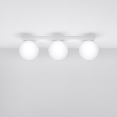 Sollux Lighting Plafondlamp YOLI 3 wit - 50x12x14,5cm