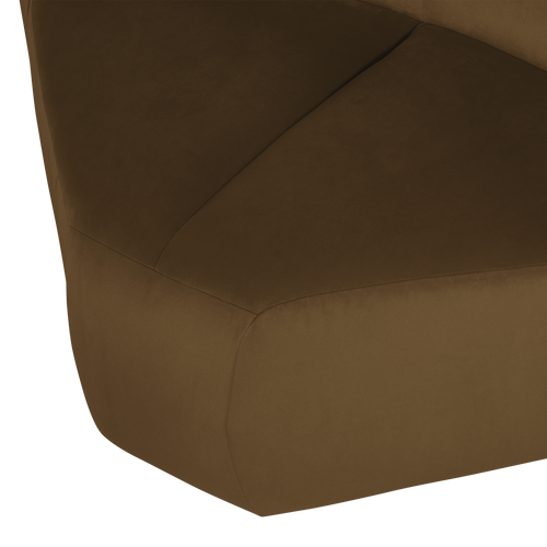 WOOOD hoekelement Mojo - Velvet - Honinggeel - 74x110x110