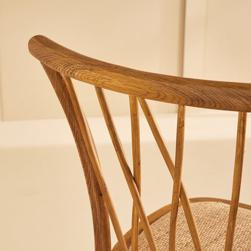 Signature - OLYMPIA Set van 2 eiken stoelen - Naturel - 46x45x77 cm