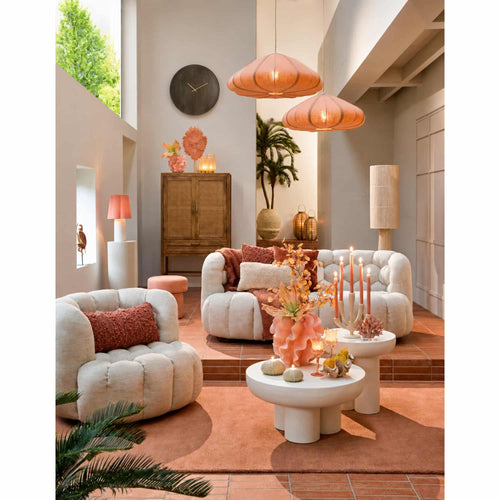 Light & Living klok Veti - bruin - Ø56cm