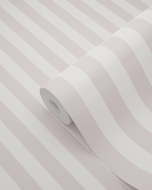 ESTAhome behang strepen lichtpaars en wit - 50 x 900 cm - 130952 - vtwonen shop