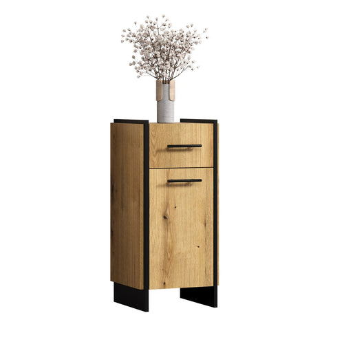Calicosy - Badkameronderkast ELLIE - licht hout 37x31x79 cm