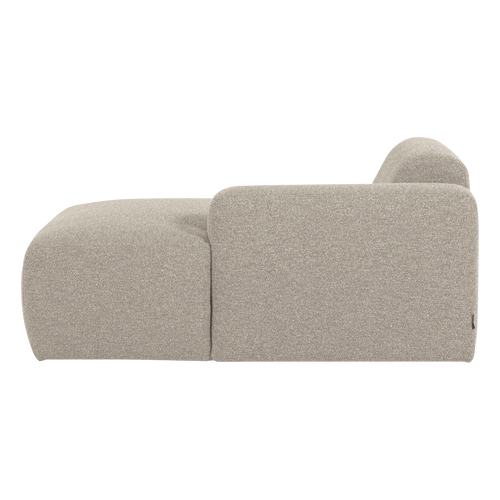 WOOOD chaise longue bank rechts Mojo Base - Bouclé - Beige - 74x112x162
